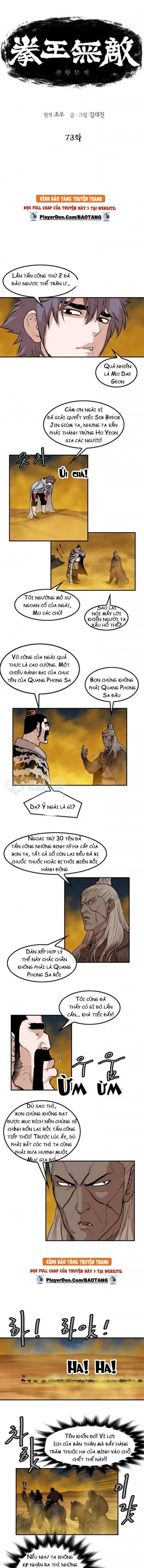 Đọc truyện Bất bại quyền ma - Chap 74